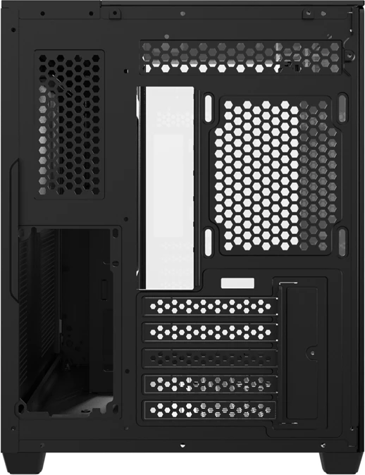 Kasë Darkflash TH285M, Midi Tower, për pllakë amë M-ATX/ITX, xham i temperuar, e zezë