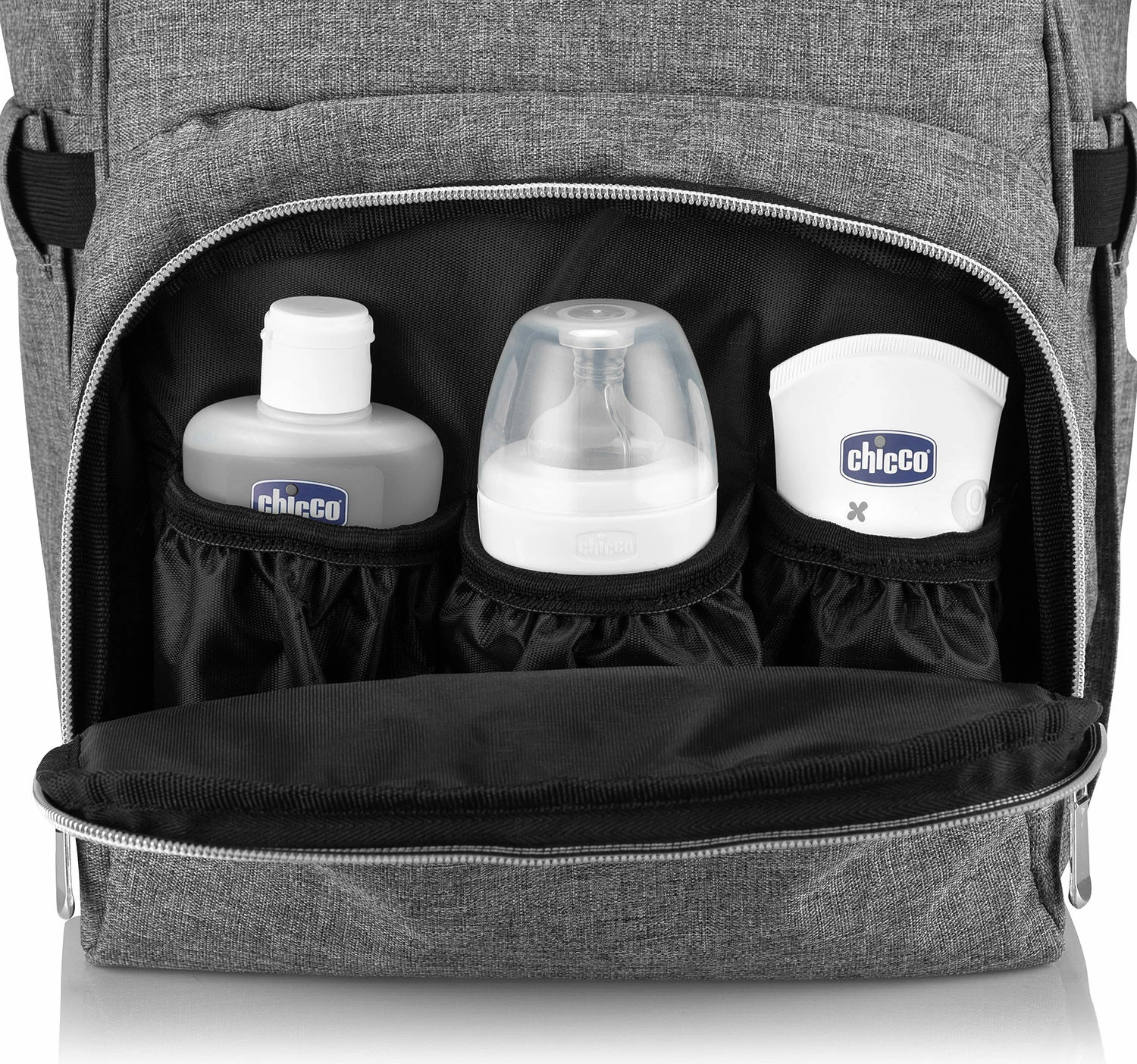 Çantë për pelena Evila Originals, Anne Bebek, ngjyrë gri