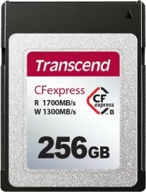 Kartelë memorie Transcend CFexpress 820, 256GB, 1700MB/s, e zezë