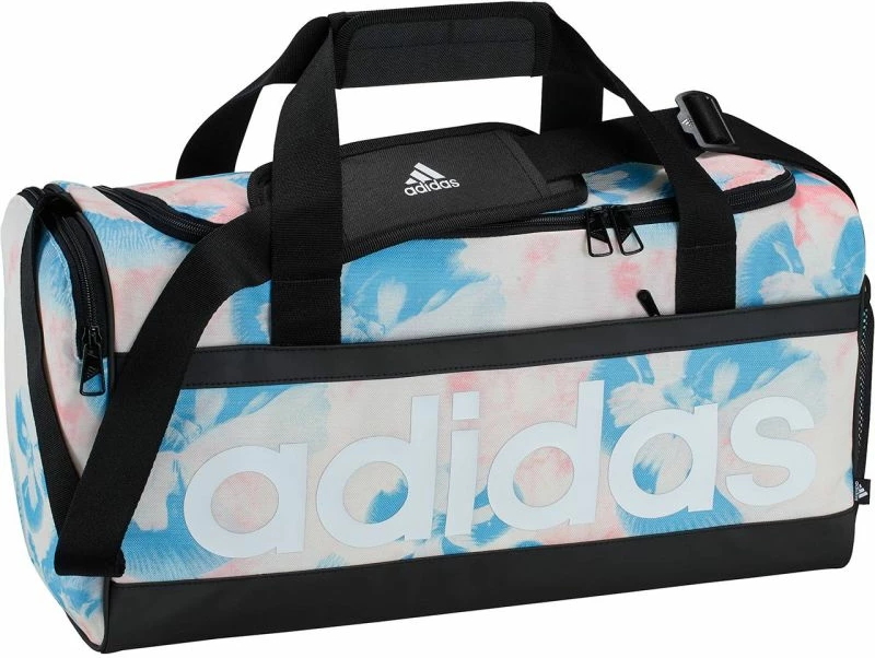 Çantë sportive adidas për femra dhe fëmijë, blu dhe rozë