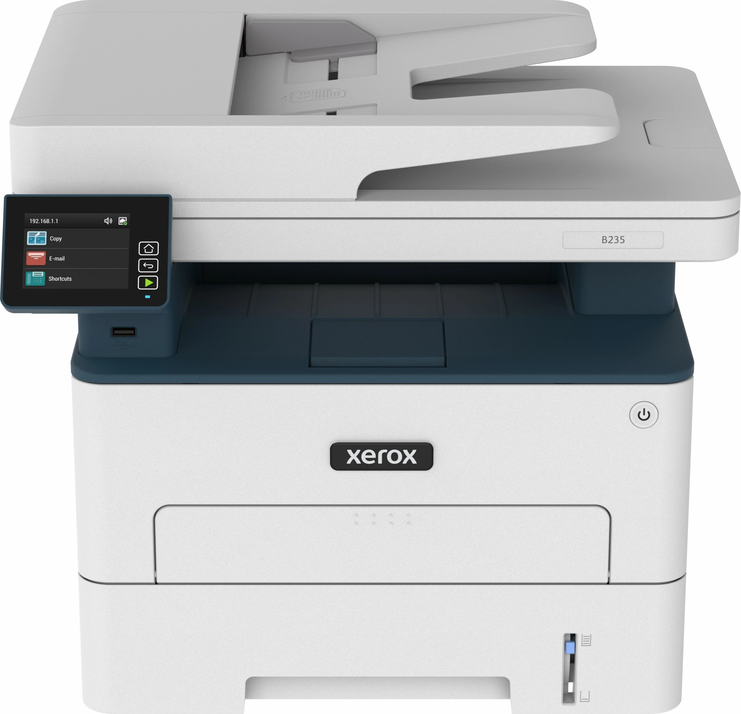 Printer multifunksional Xerox B235, laser, mono, wireless, duplex, A4, 251 fletë, bardhë/blu