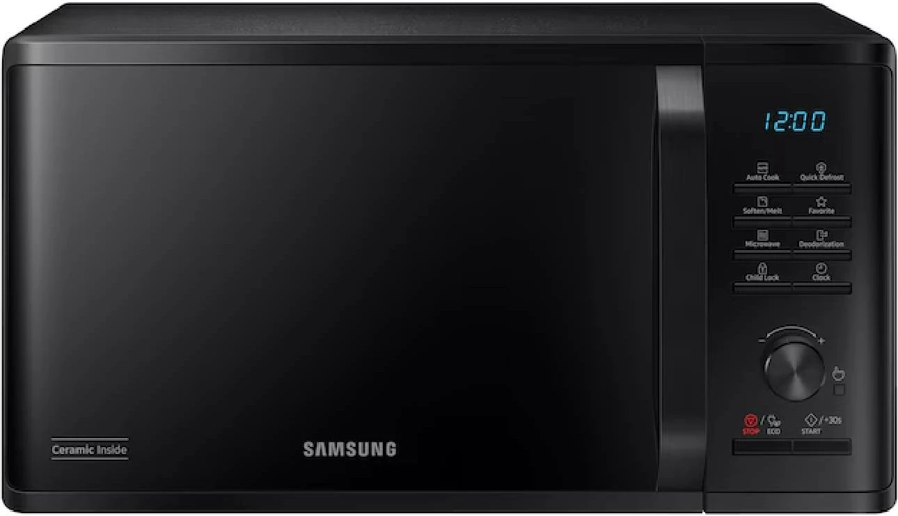 Mikrovalë Samsung MS23K3515AK/E2 1250 W, 6 nivele fuqie, CERAMIC INSIDE, Quick Defrost, e zezë