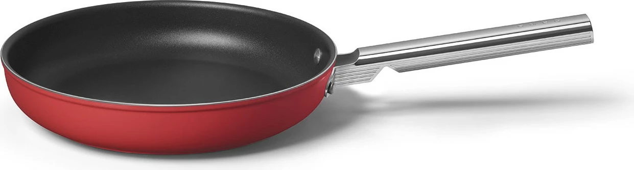 Tigan SMEG CKFF2801RDM 28 cm, alumini, jo-ngjitës, e kuqe
