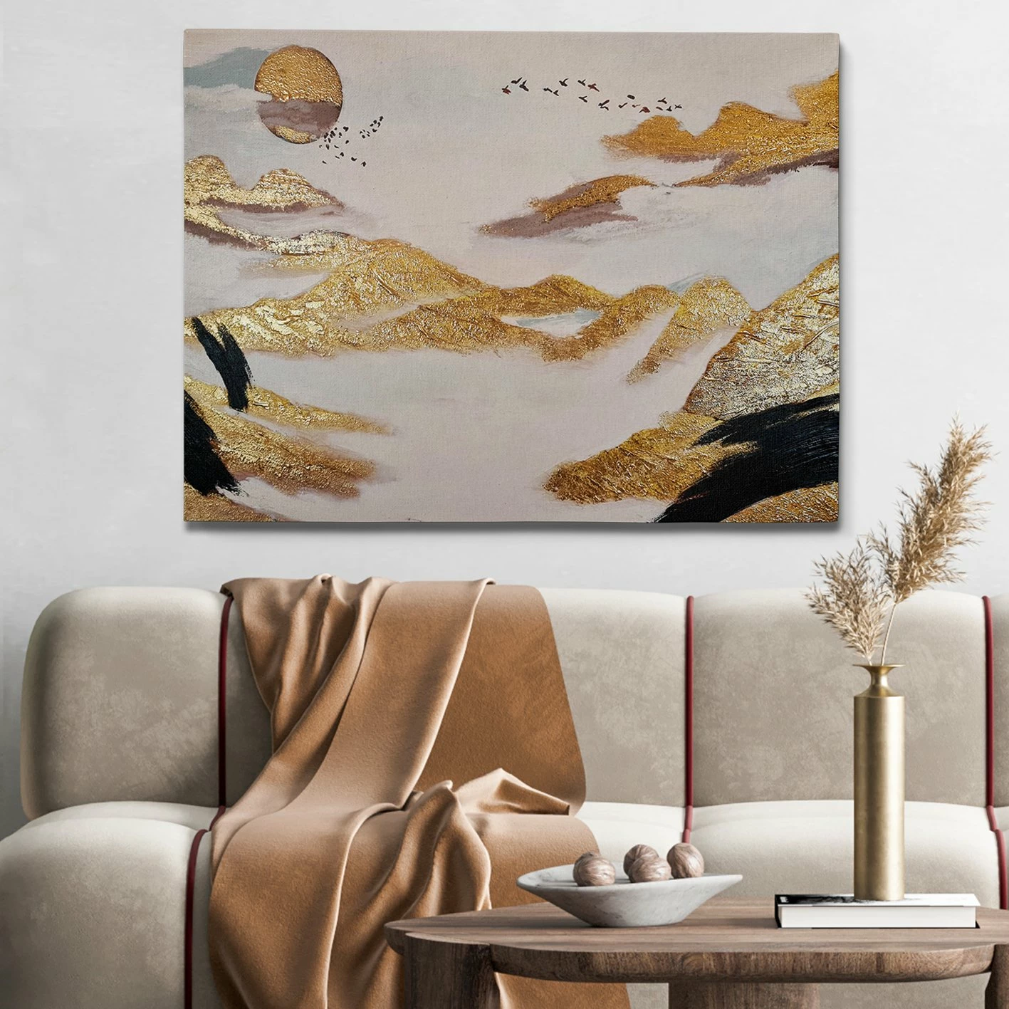 Pikturë dekorative me vaj, shumëngjyrëshe, OPG1881464974, 70x100cm