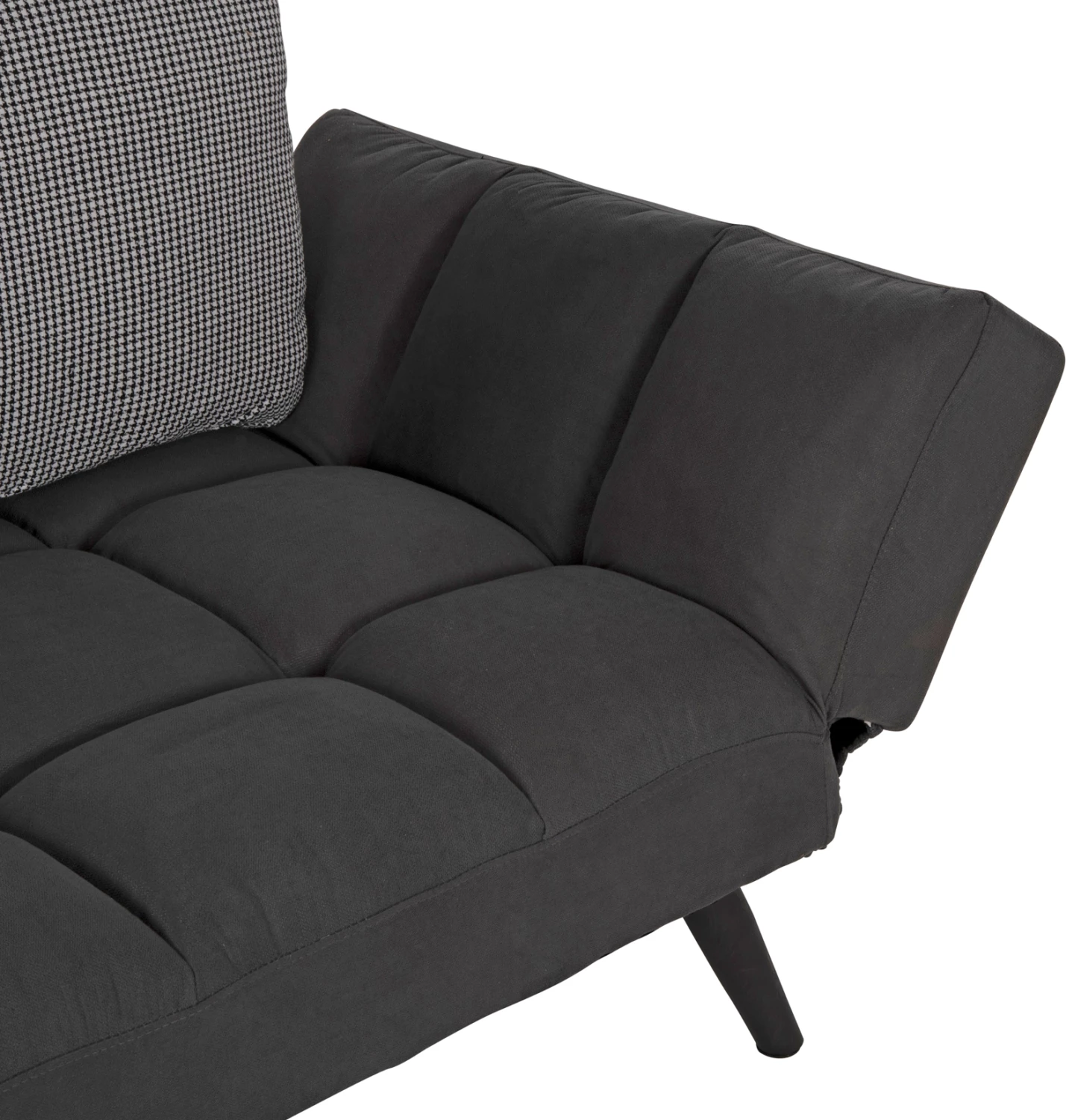 Divan 3 vendësh FH3169.01 GRI me Jastëkë 165-190x75x89Η cm