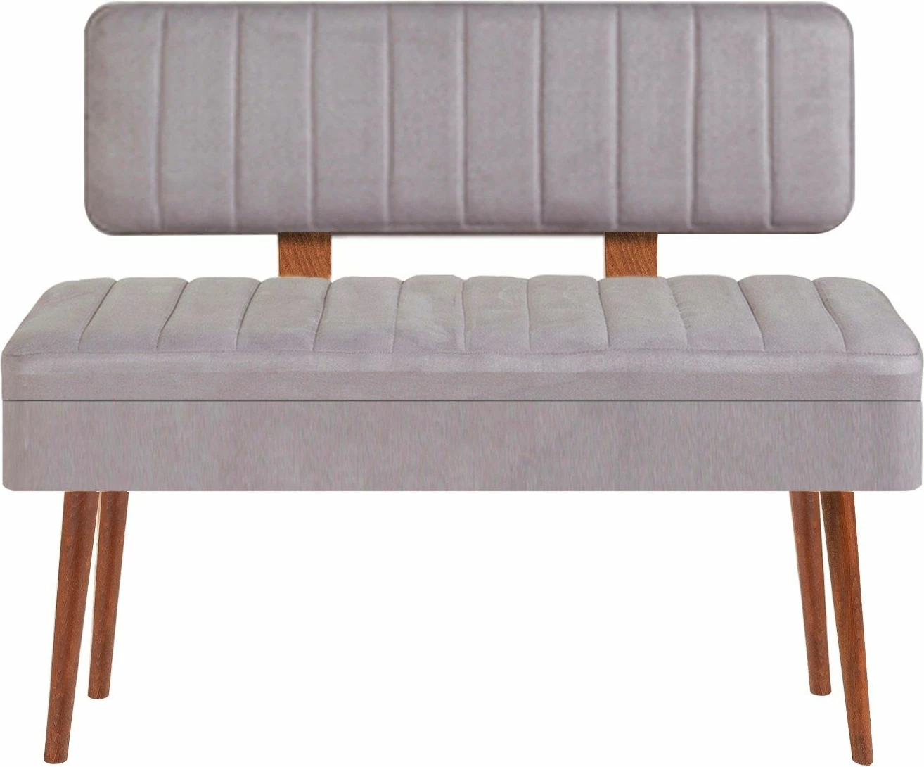 Set tavoline me karrige për ngrënie, i zgjatshëm, Hanah Home, Vina 0701 - 4, ngjyrë arre, gri, 5 pjesë