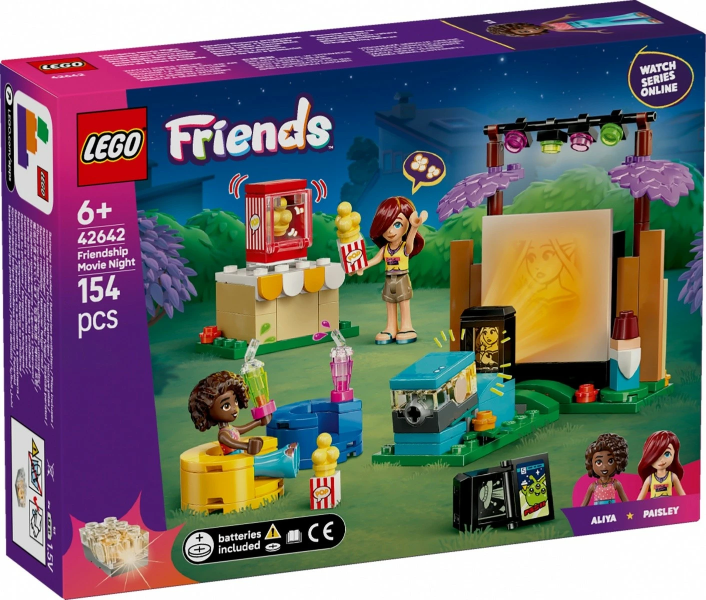 Set LEGO Friends 42642 Movie Marathon, 154 pjesë