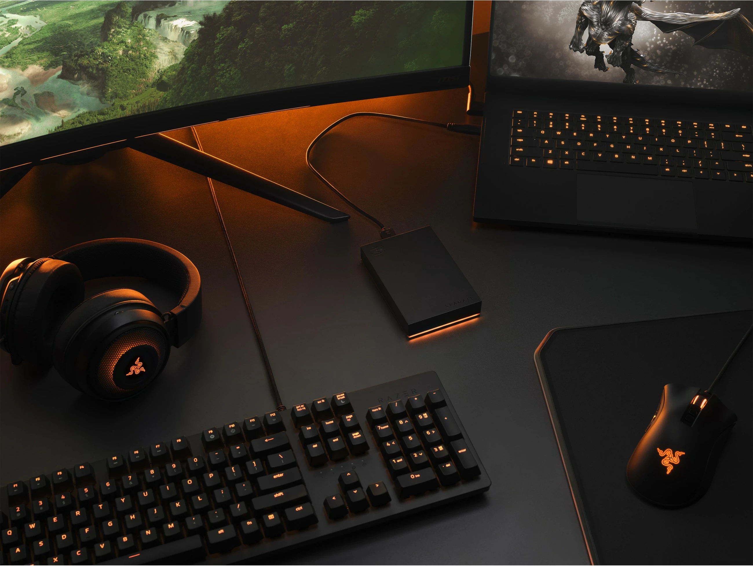 Hard disk Seagate Game Drive FireCuda, 5 TB, 3.2 Gen 1, Ngjyrë e zezë