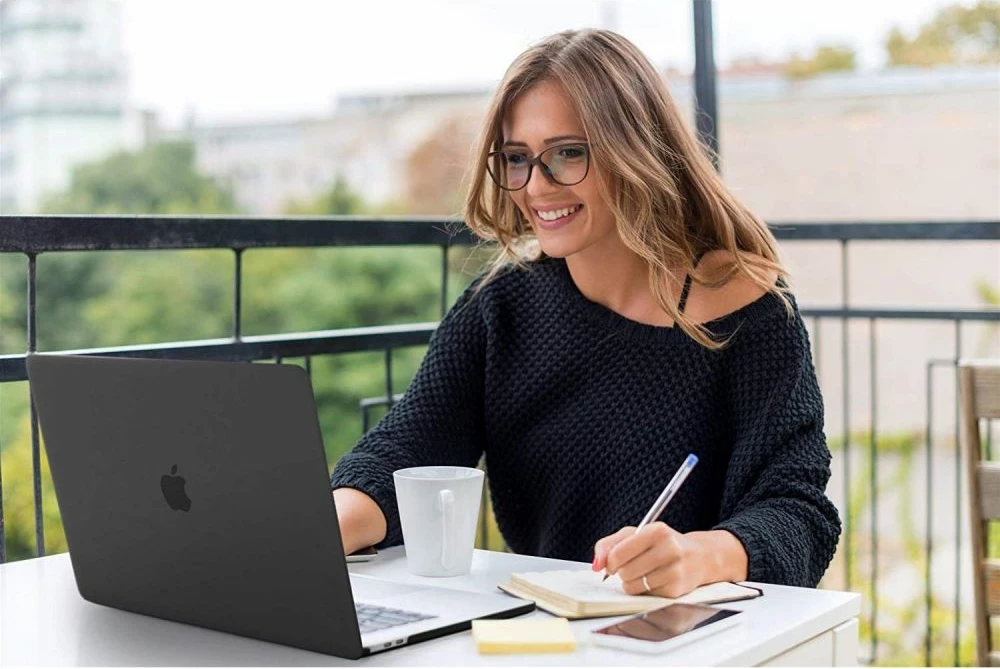 Mbështjellës Tech-Protect SmartShell për MacBook Air 13'' 2018-2020, Mat, i zi