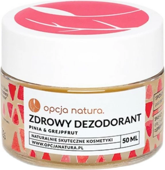 Deodorant krem unisex Opcja Natura Pinia & Grapefruit 50ml