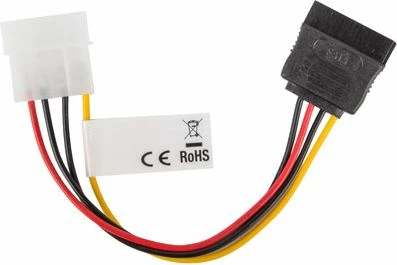 Kabllo rryme Molex në SATA Lanberg CA-HDSA-10CU-0015, 0.15 m, multicolor