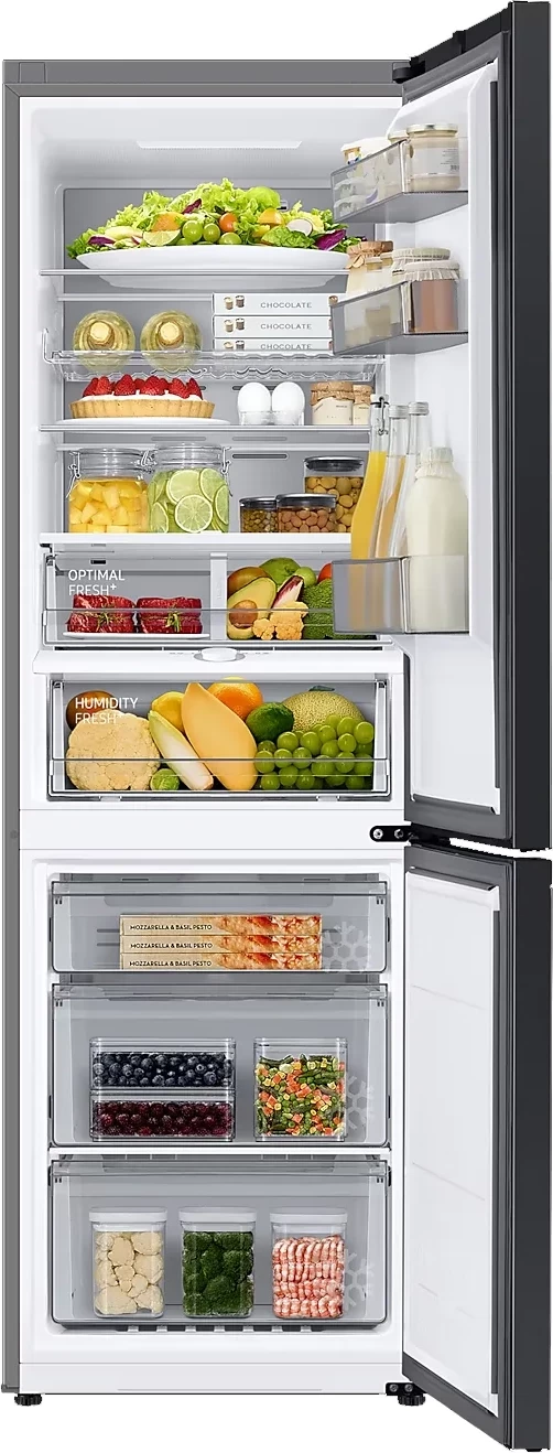 Frigorifer kombinë Samsung RB34C7B5DS9/EF BESPOKE, modul i rregullueshëm, 600 mm thellësi standard, Inox