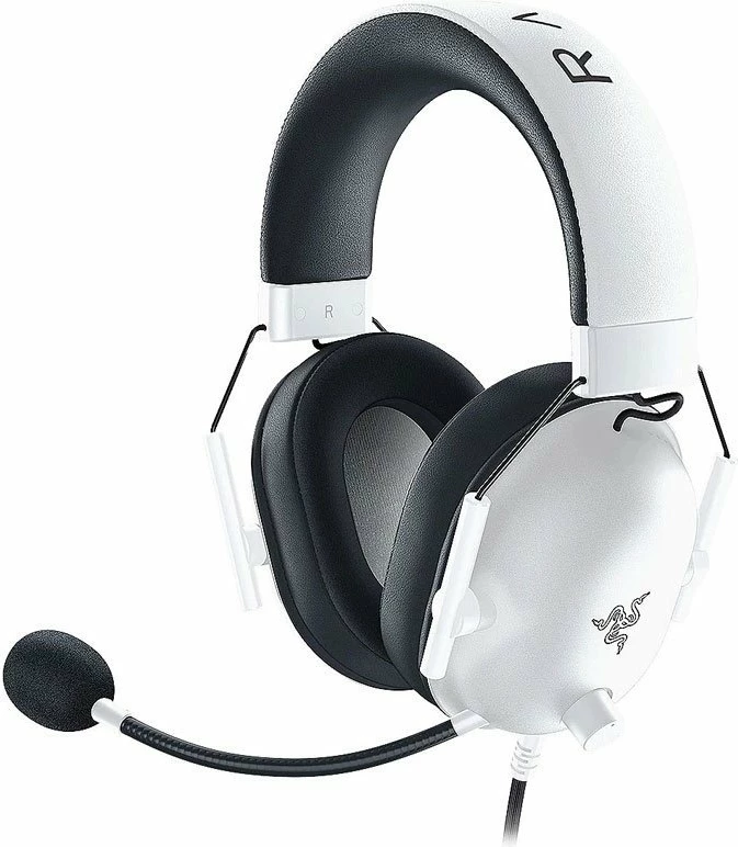 Kufje gaming Razer BlackShark V2 X (RZ04-03240700-R3M1), 7.1, me kabllo 3.5 mm, të bardha