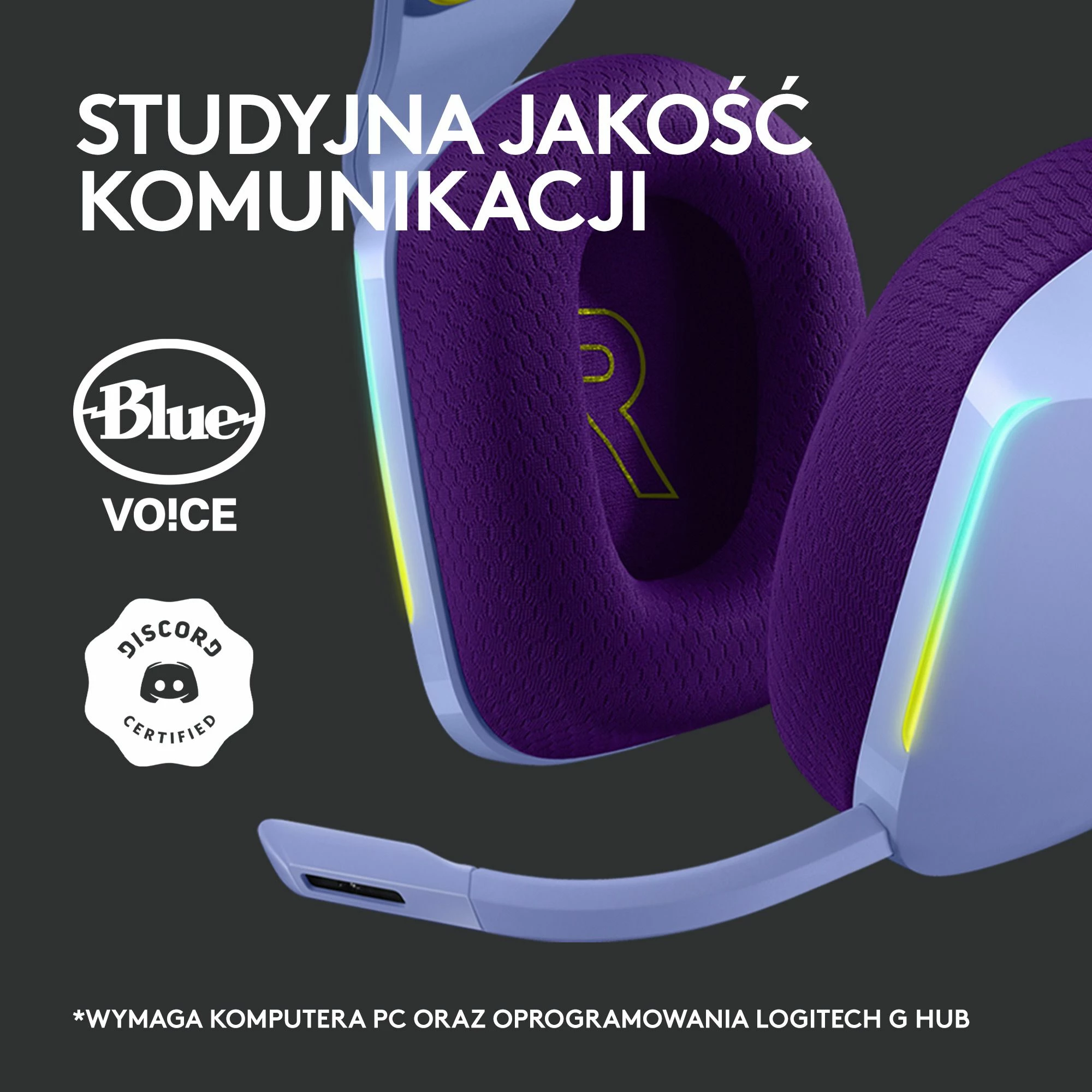 Kufje gaming Logitech G733 LIGHTSPEED (981-000890), wireless, 7.1 surround, USB, vjollcë