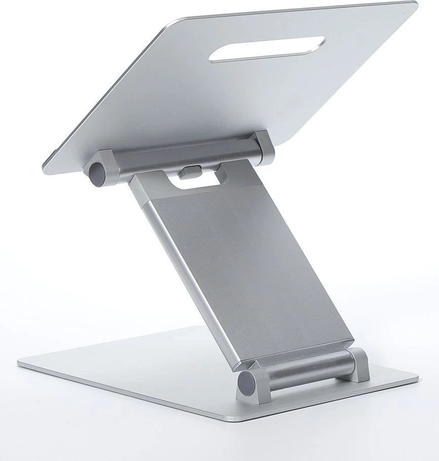 Mbajtëse për laptop POUT Eyes3 Lift, alumin, argjend/hiri