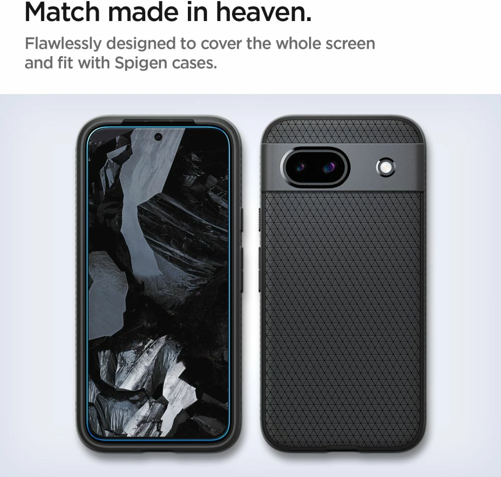 Mbrojtës ekrani xham i temperuar Spigen Glas.tR AlignMaster për Google Pixel 8A, 2 copë