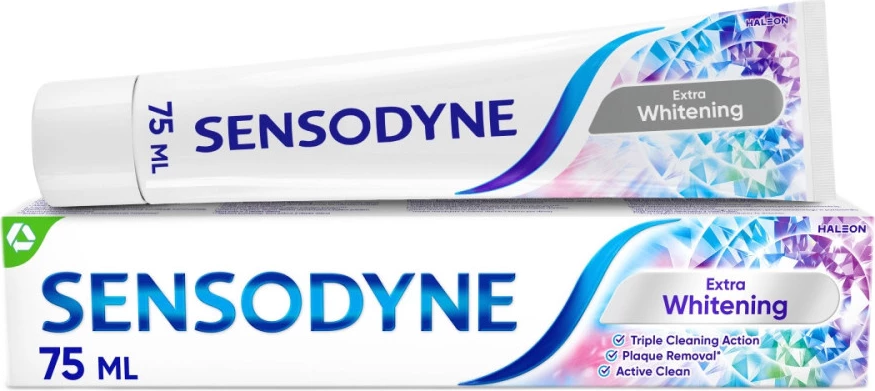 Pasta dhëmbësh Sensodyne Extra Whitening 75ml