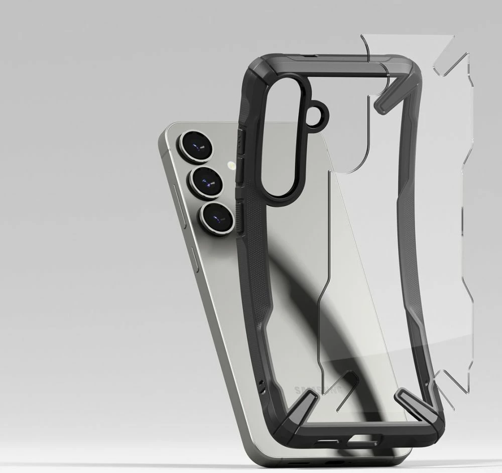 Mbështjellës Ringke Fusion X për Samsung Galaxy S25+, i zi