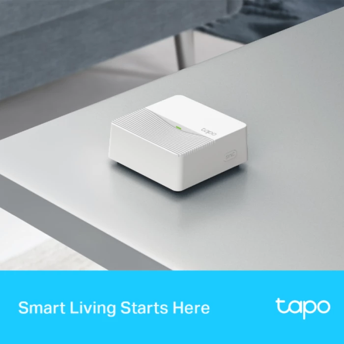 Hub smart, TP-LINK Tapo H200, 64+4 pajisje, microSD deri 512GB, Wi‑Fi 2.4GHz, e bardhë
