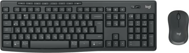 Tastierë me maus Logitech MK370 Combo for Business, wireless, Bluetooth, QWERTZ, grafit