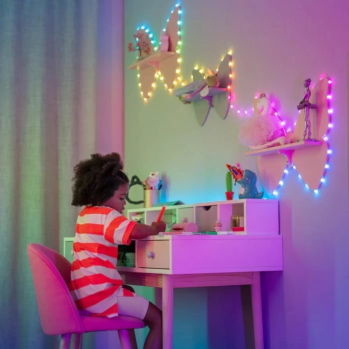 Drita pemë Krishtlindjesh Twinkly Candies, 100 LED, 6 m, Multingjyrëshe