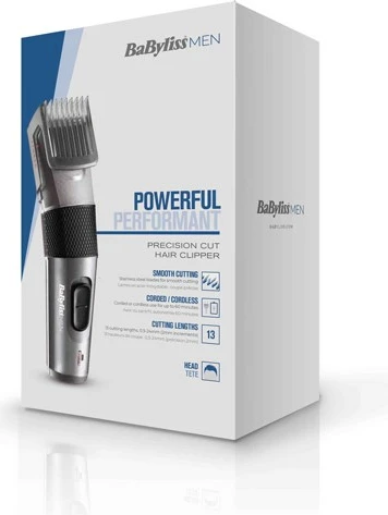 Makinë rroje flokësh Babyliss E786E, e zezë