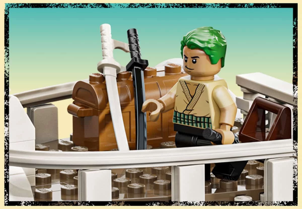 Set ndërtimi LEGO One Piece The Going Merry Pirate Ship 75639, 1376 copë, 5 minifigura