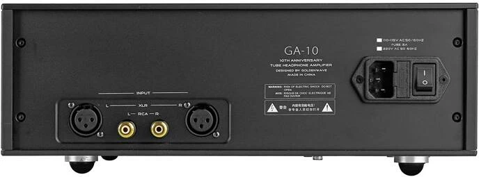 Amplifikator për kufje HiFiMAN GA-10, me lampa, i zi