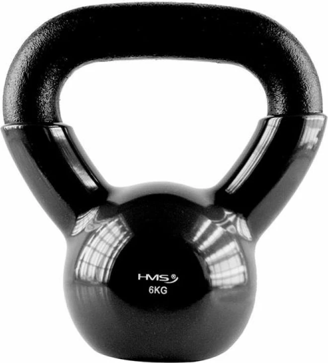 Kettlebell prej hekuri të hedhur, HMS, i zi