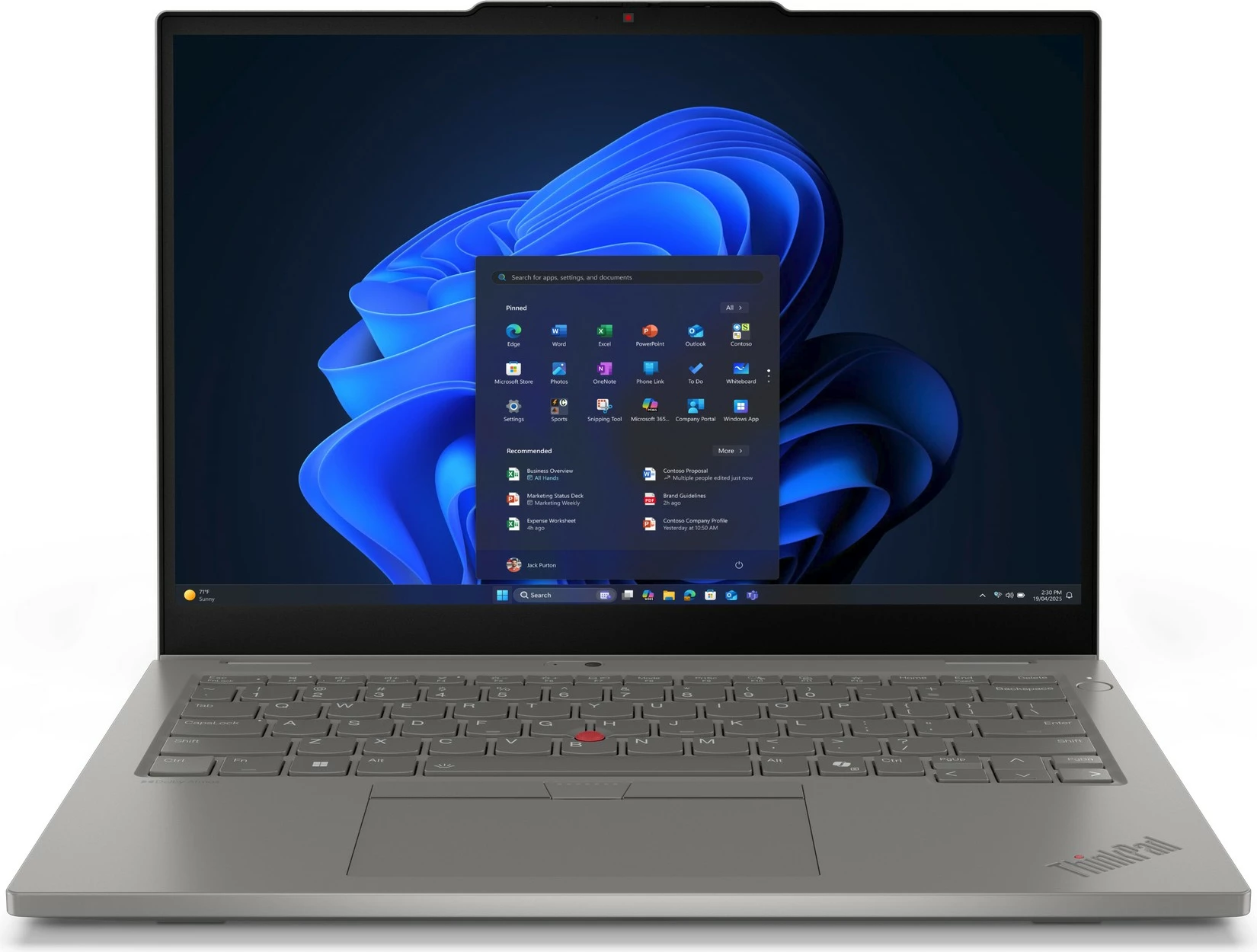 Kompjuter Lenovo ThinkPad L13 2in1 G6, Ultra5 225U, 16GB RAM, 512GB SSD, 13 inç, Touch, 4G, gri