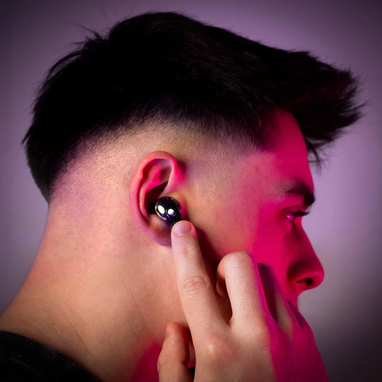 Kufje wireless Acefast T8, Bluetooth 5.3, TWS, Light Blue, me kuti karikimi