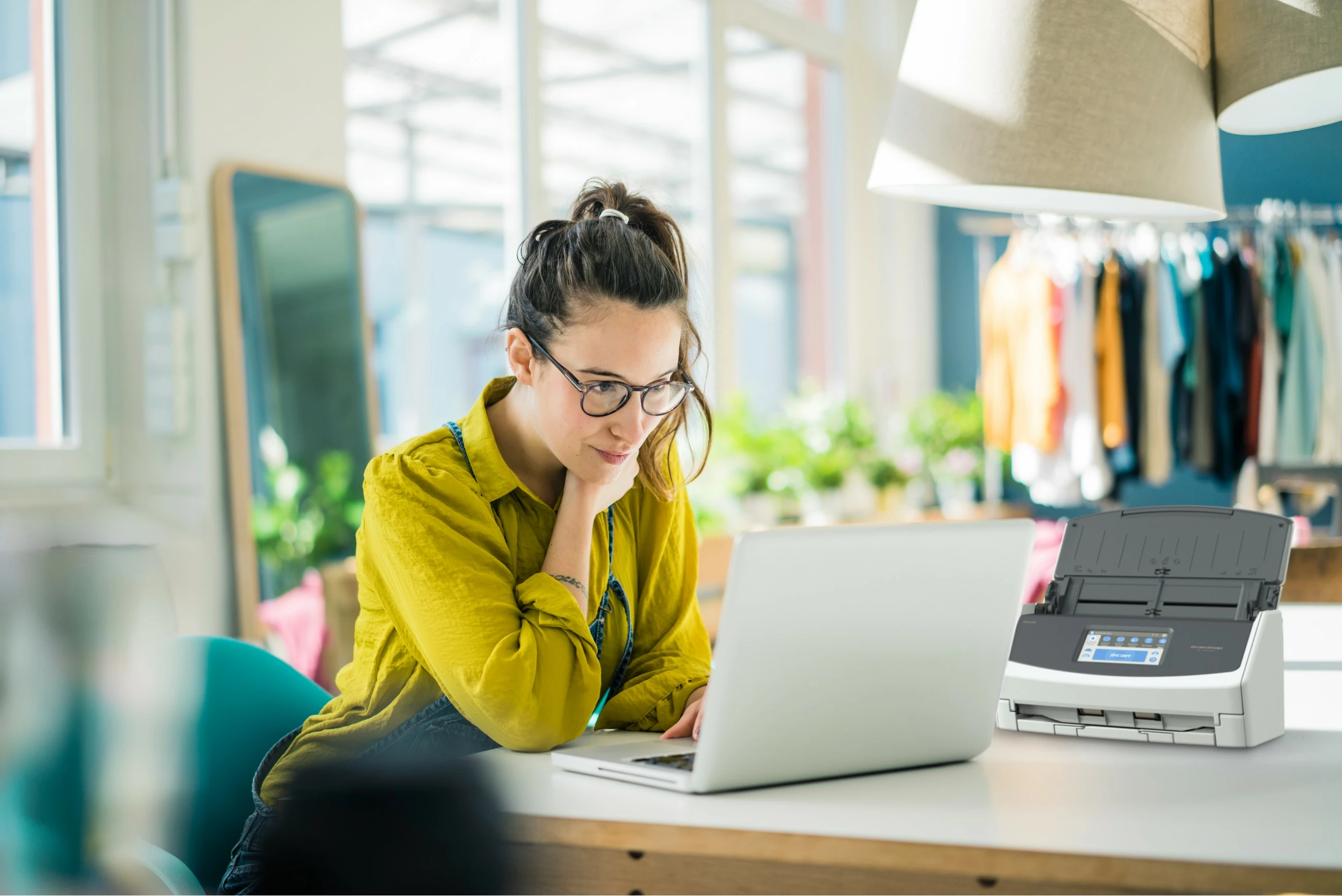 Skener Ricoh ScanSnap iX1600, 216 x 360 mm, 600 x 600 DPI, 40 ppm, ADF + Manual feed, Bardhë, TFT