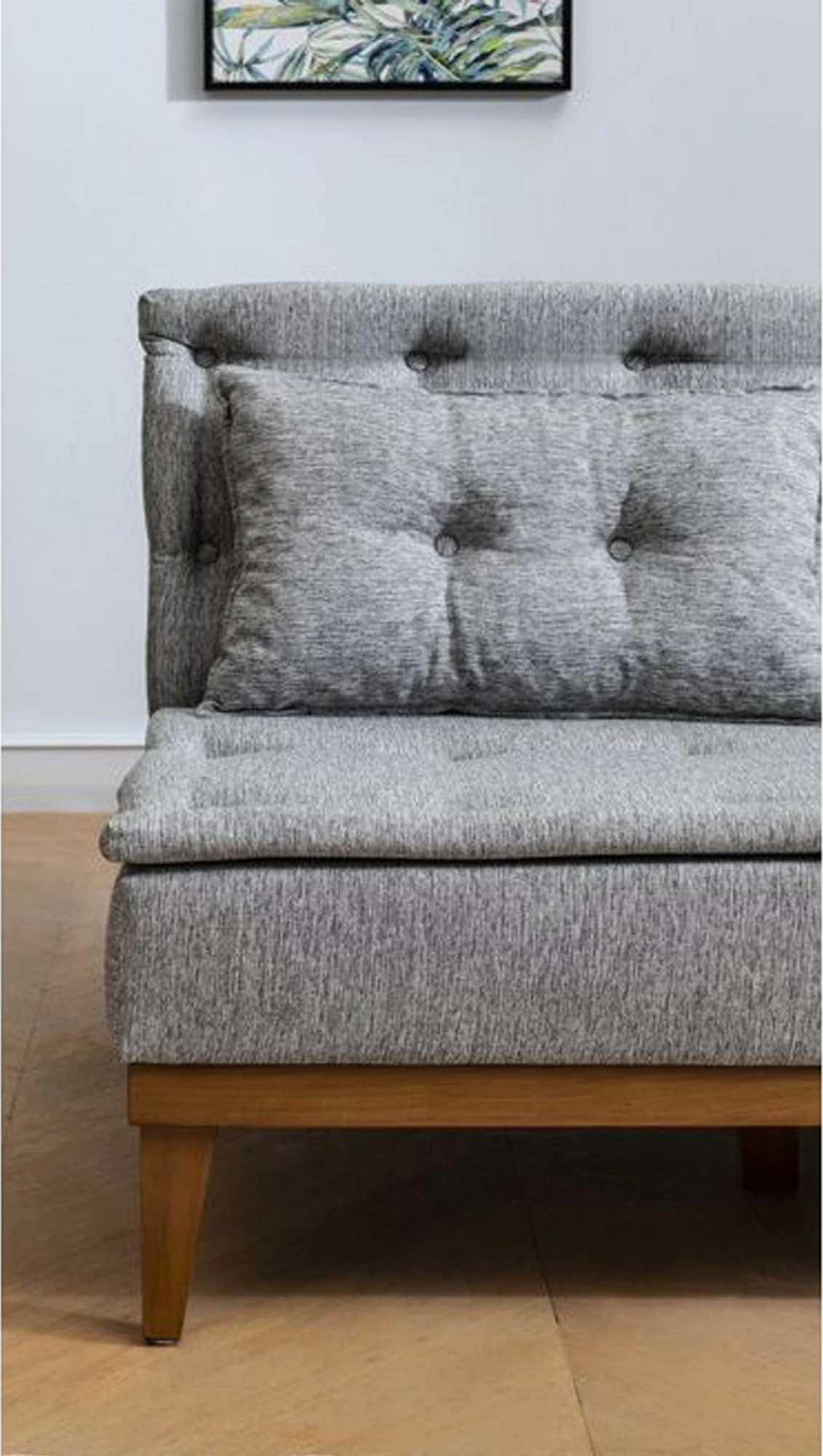 Divan 3-vendësh, shtrat, Atelier del Sofa, ngjyrë gri, Fuoco