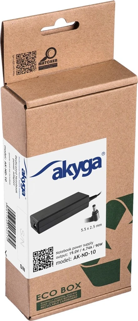 Përshtatës adapter Akyga, AK-ND-10, 90 W