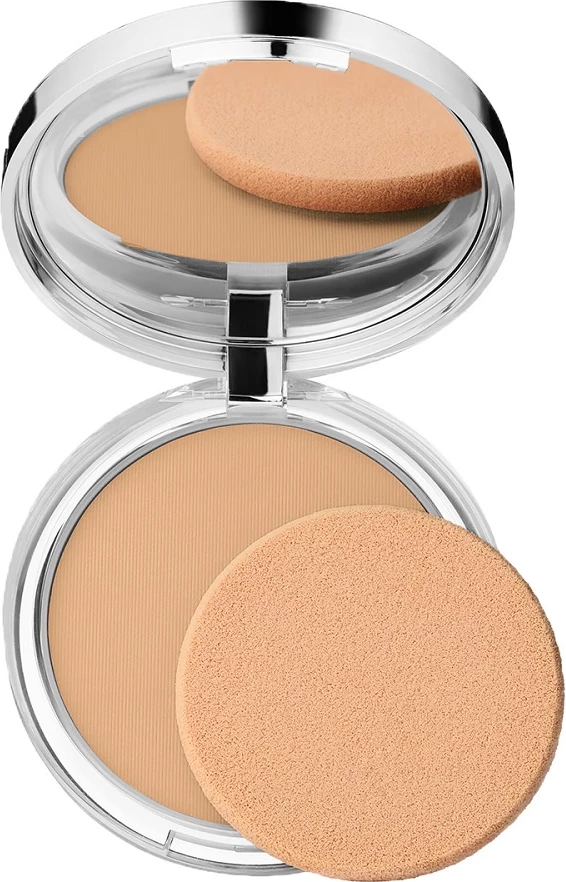 Puder kompakt për femra Clinique Stay Matte Sheer Pressed Powder Oil-Free 04 Stay Honey, 7.6g