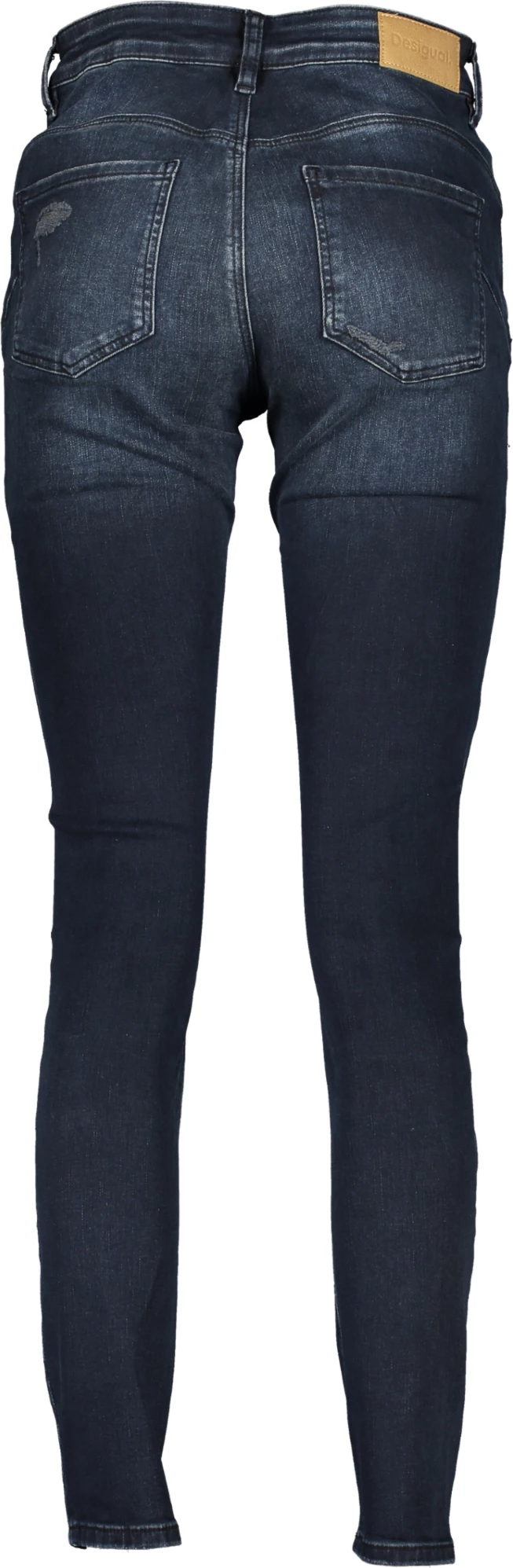 Pantallona xhins Desigual femra, blu