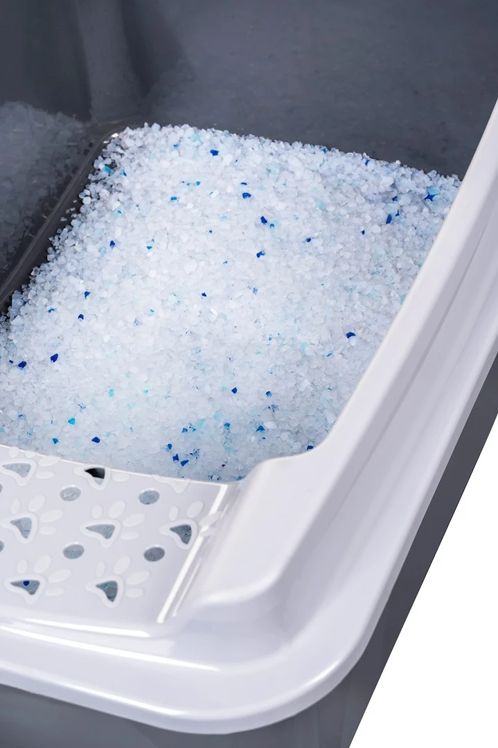 Kuti rëre për mace DIAMENTIQ Bonita, plastikë, gri