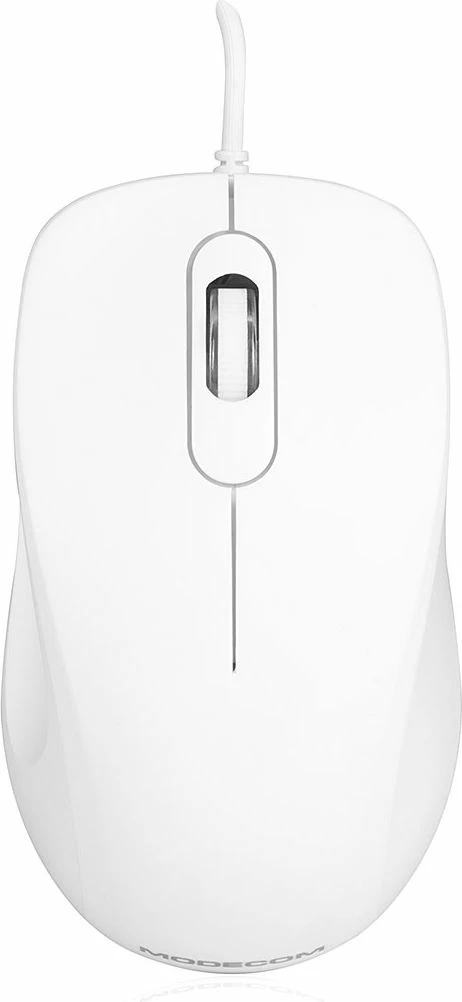 Maus Modecom MC-M10 (M-MC-0M10-200), USB, 1000 DPI, optik, i bardhë