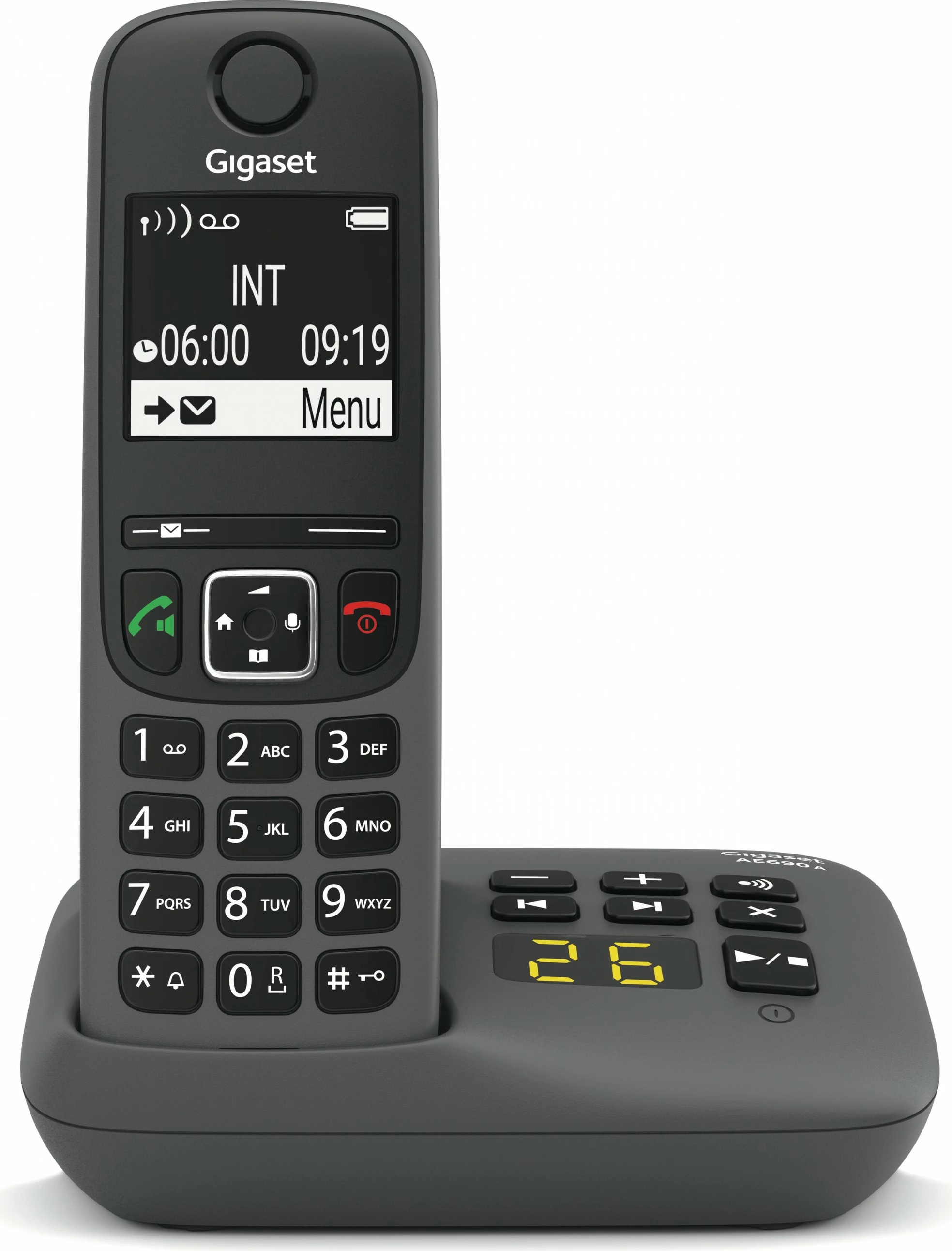 Telefon Gigaset AE690A, Analog/DECT, Dorezë pa tel, Anthracite