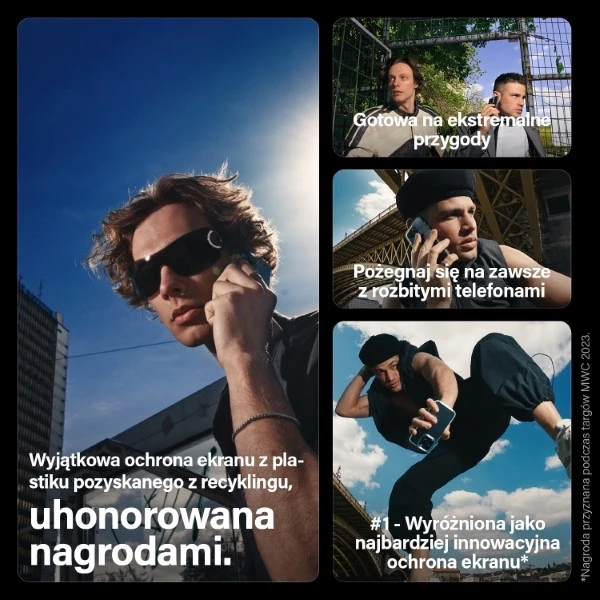 Xham mbrojtës PanzerGlass Matrix Ultra-Wide-Fit për iPhone 15 me pozicionues