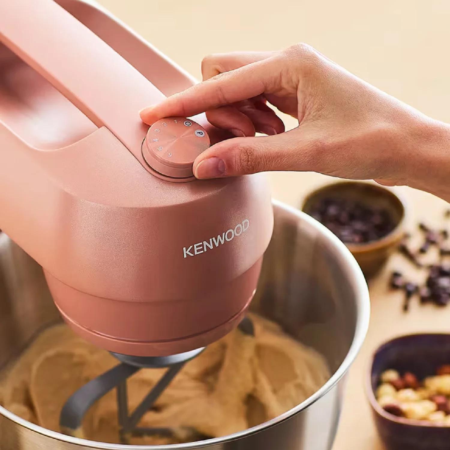 Robot kuzhine, Kenwood, KZM35.000RD, 1000 W, tas 4 L, me K-Beater/whisk/hook