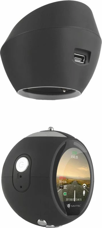 Kamerë për veturë Navitel R1000 Full HD 1080p, 165°, Wi‑Fi, GPS, e zezë