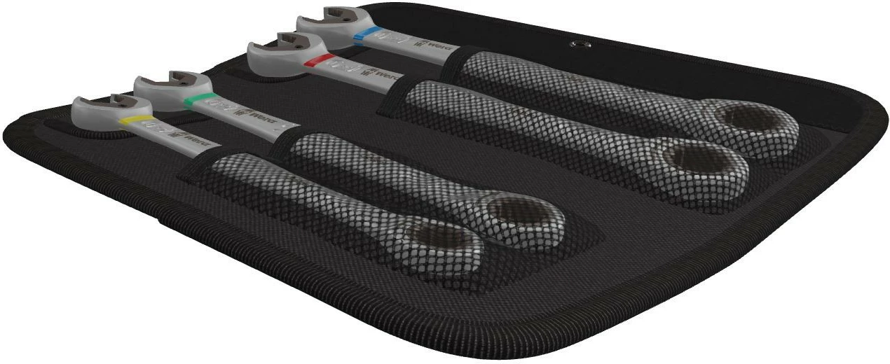 Set çelësa racetash Wera Joker 4 copë, 10/13/17/19 mm, çelik inox, mat