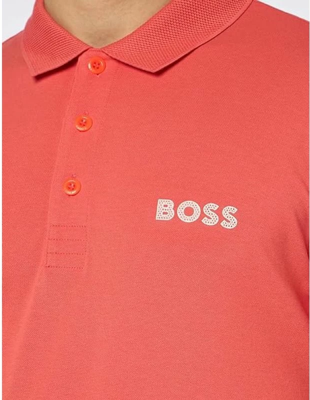Maicë polo Boss për meshkuj, e kuqe