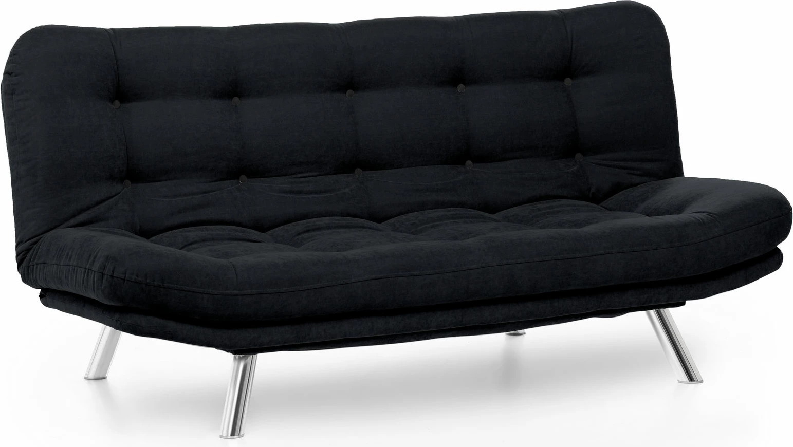 Divan-krevat treshe, Atelier del Sofa, Misa Sofabed, ngjyrë e zezë