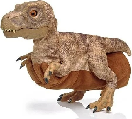 Kukull interaktive WOW Stuff Puppetronic Real FX Baby T-Rex Jurassic Park, bronzi
