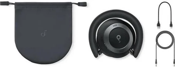 Kufje Anker Soundcore Space One Pro, ANC, Bluetooth 5.3, të zeza