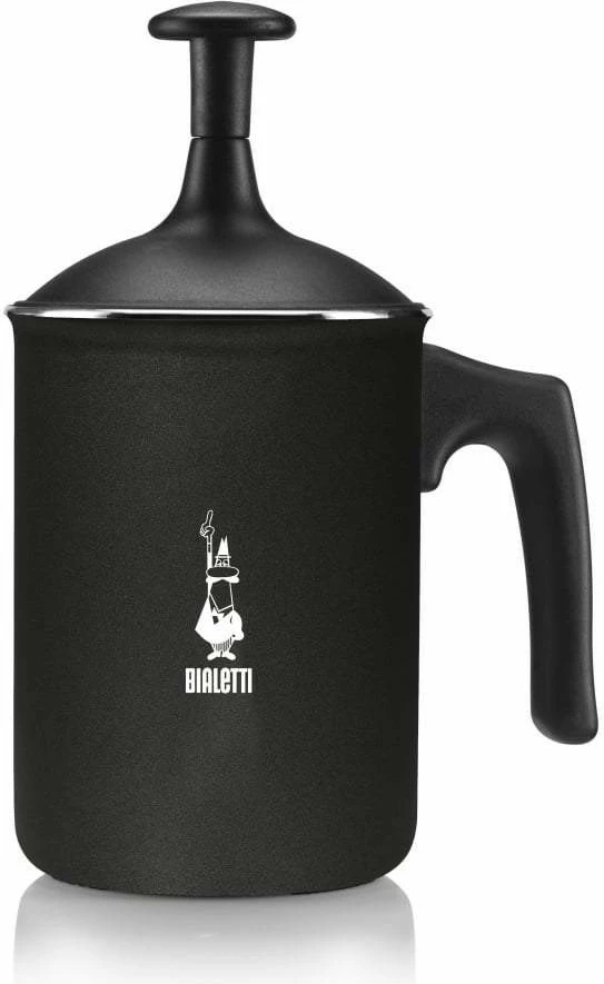 Frother manual Bialetti 00AGR394, alumini, 80 mm, 190 mm, e zezë