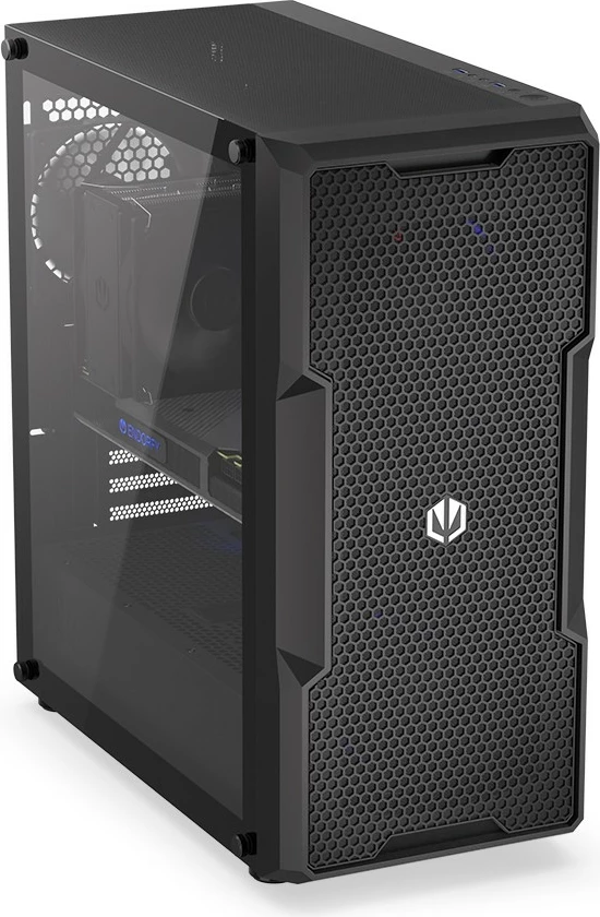 Kasë Endorfy Regnum 400 Air, Midi Tower, Tempered Glass, E zezë