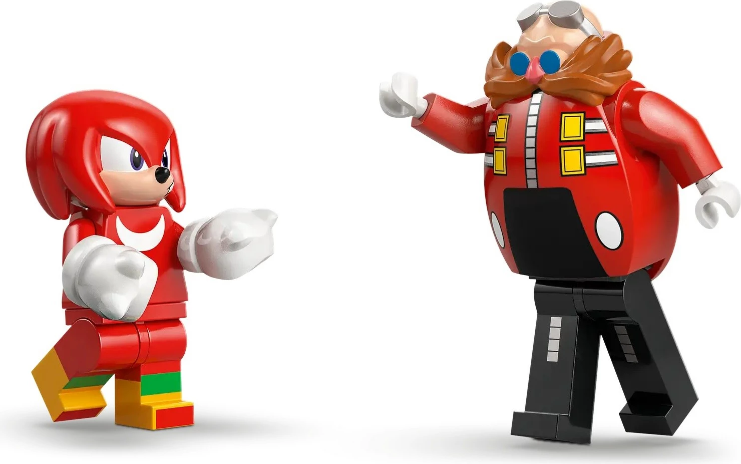 Set LEGO Sonic the Hedgehog 77005 Knuckles vs. Dr. Eggman Egg Crusher Mech, 350 pjesë